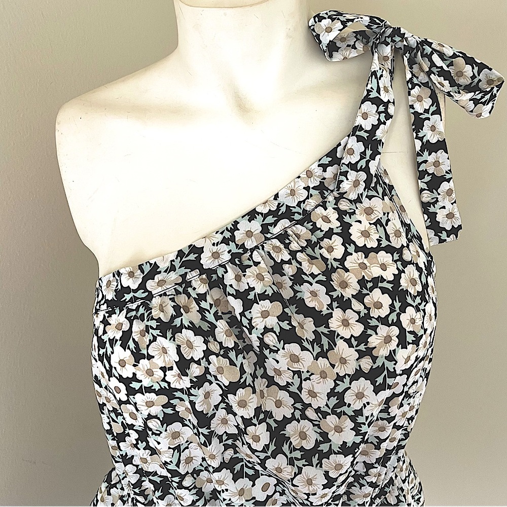 NEW pretty garden one-shoulder tiered ruffle dress - Picture 6 of 10